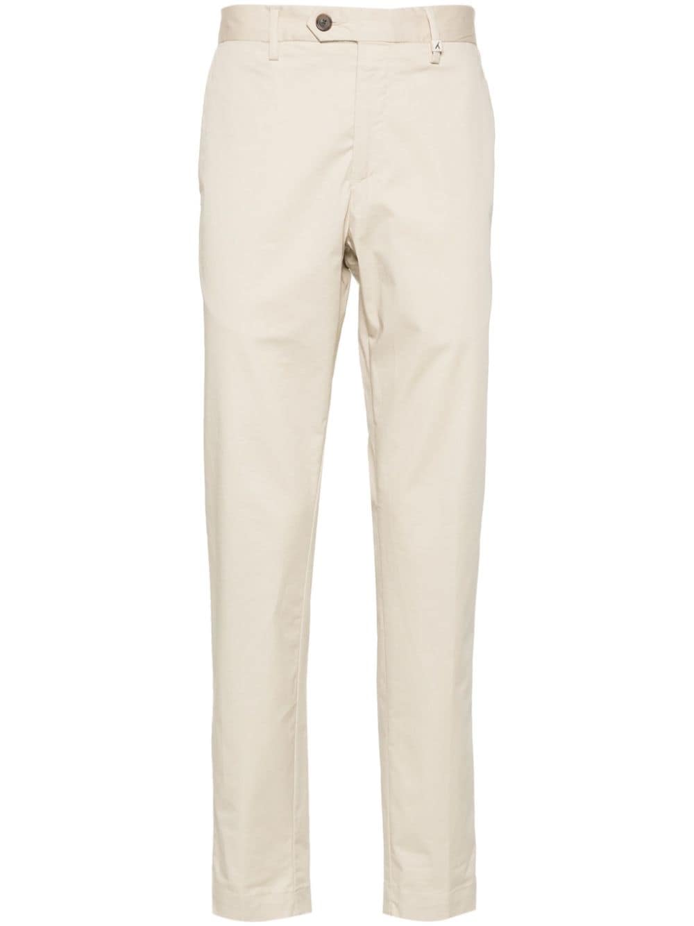 Myths Zeus Mid-rise Tapered Chinos In Neutrals