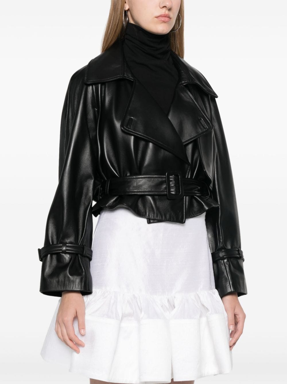 Shop Nour Hammour Hatti Jacket In Schwarz