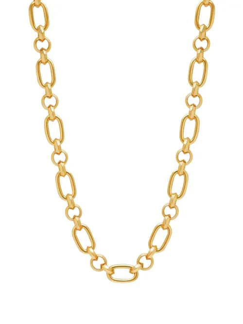 Chaîne plaquée en maille figaro - Nialaya Jewelry - Modalova