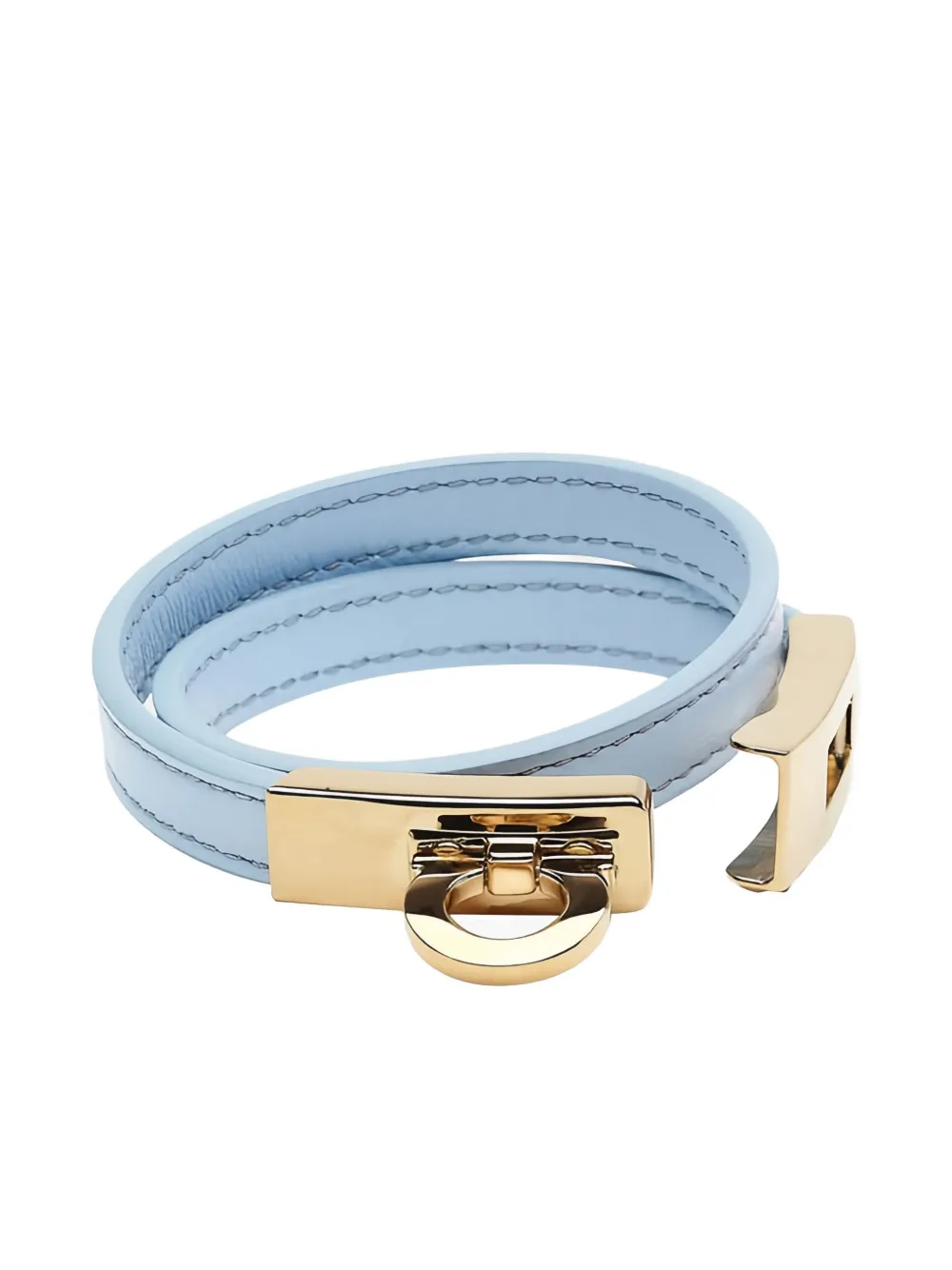 Ferragamo Leren armband - Blauw