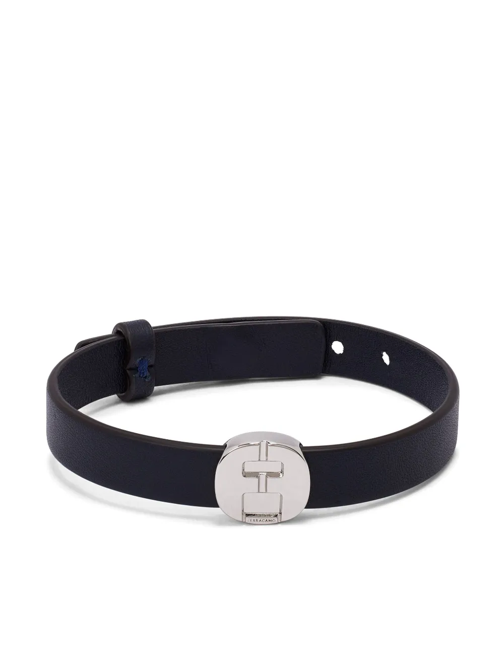 Ferragamo Snap Double-sided Waistband In 银色