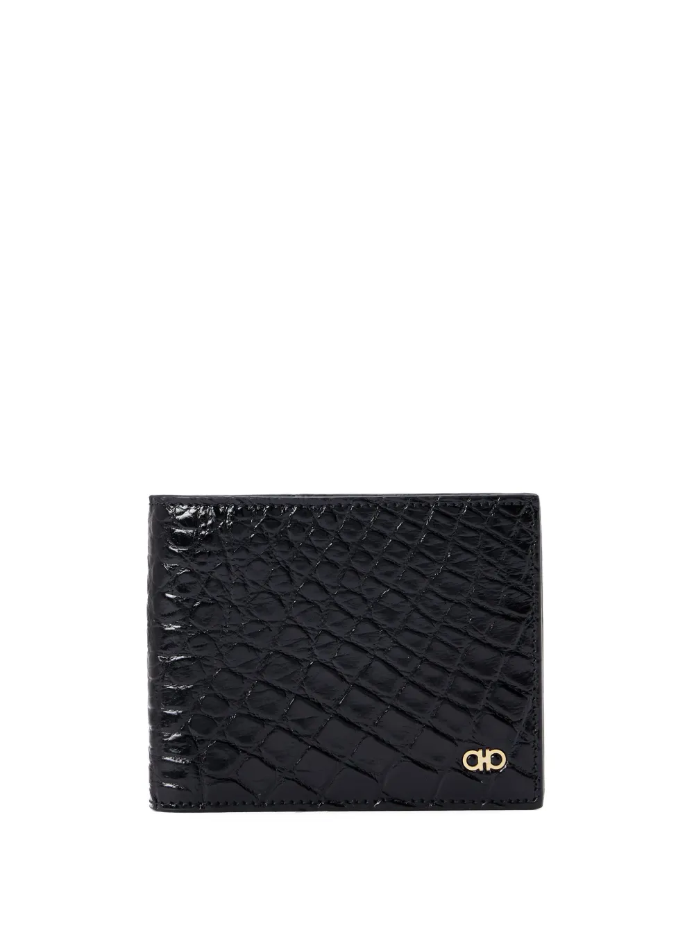 Ferragamo alligator leather wallet | Black | Image 1