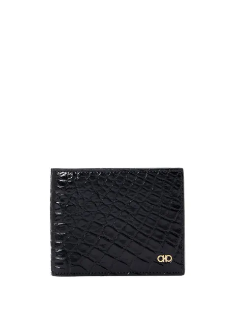 Ferragamo alligator leather wallet