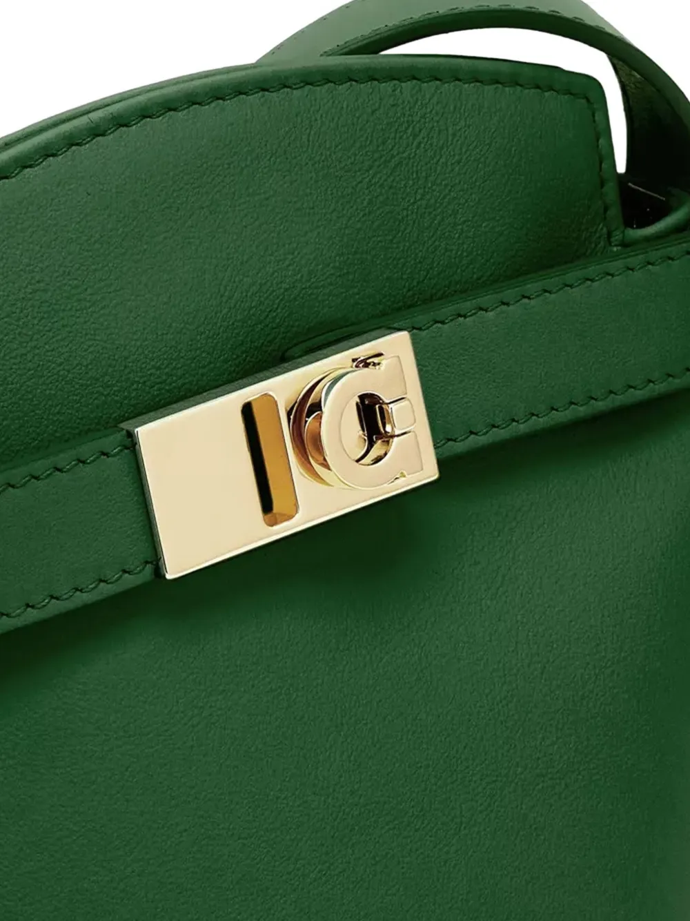 Ferragamo Crossbodytas met Gancini-gesp Groen