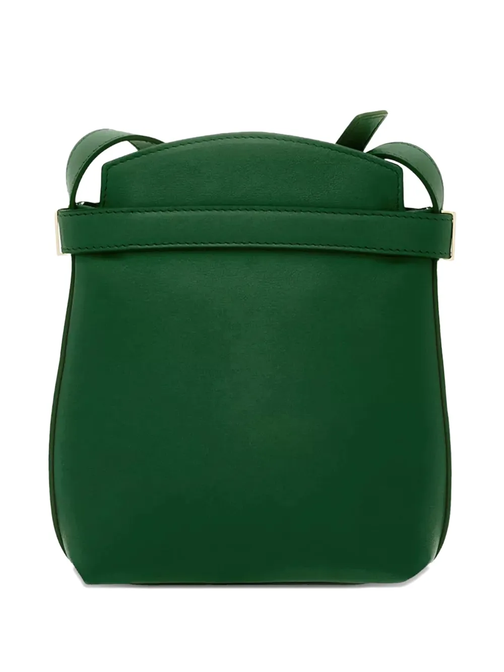 Ferragamo Crossbodytas met Gancini-gesp Groen