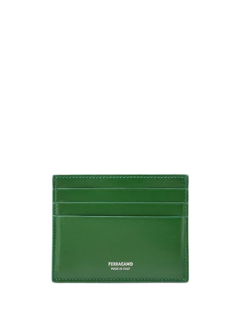 Ferragamo logo-print leather wallet 