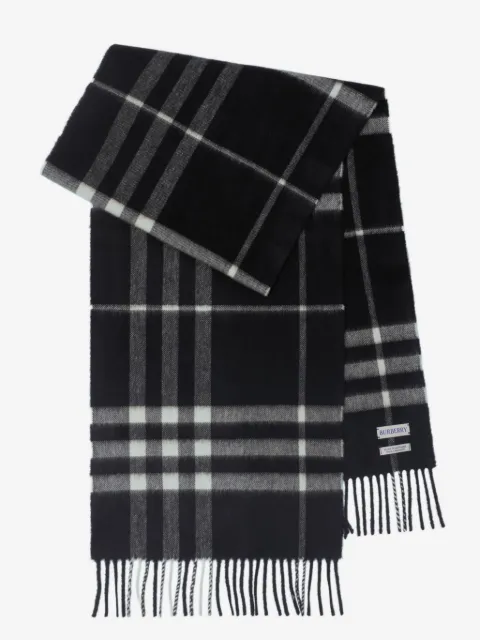Burberry Check cashmere scarf