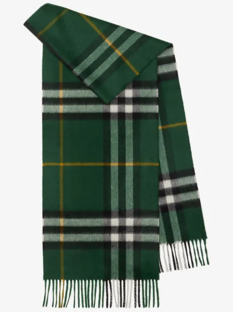 Burberry check cashmere scarf