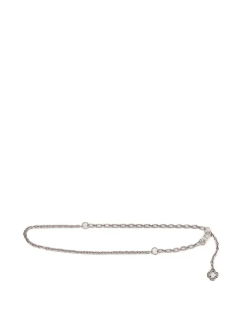 Maje logo-plaque chain belt