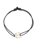 Aliita 9kt yellow gold Casita bracelet - Black