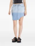 Daily Paper cotton mini skirt - Blue