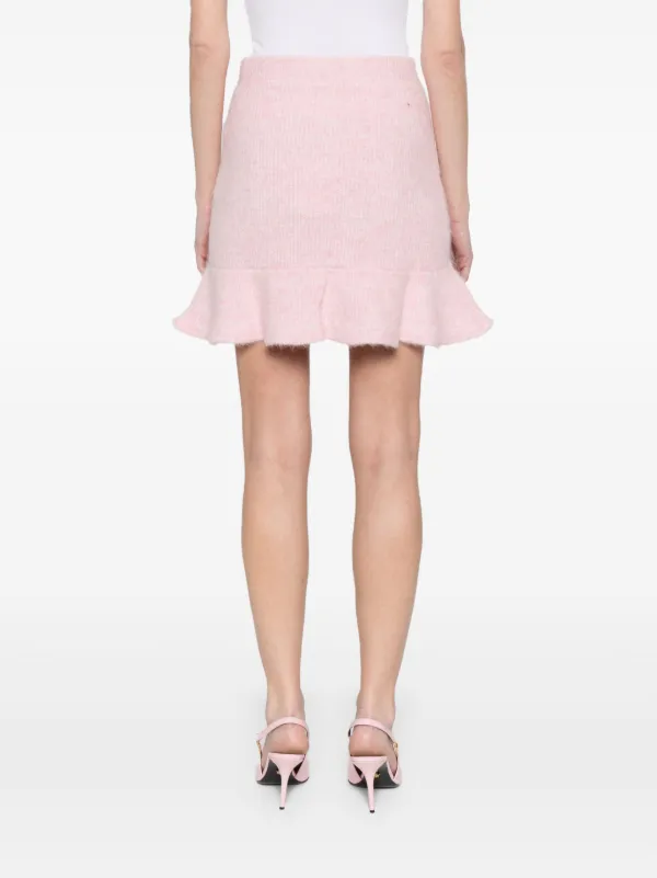 Self-Portrait ニット ミニスカート | ピンク | FARFETCH JP