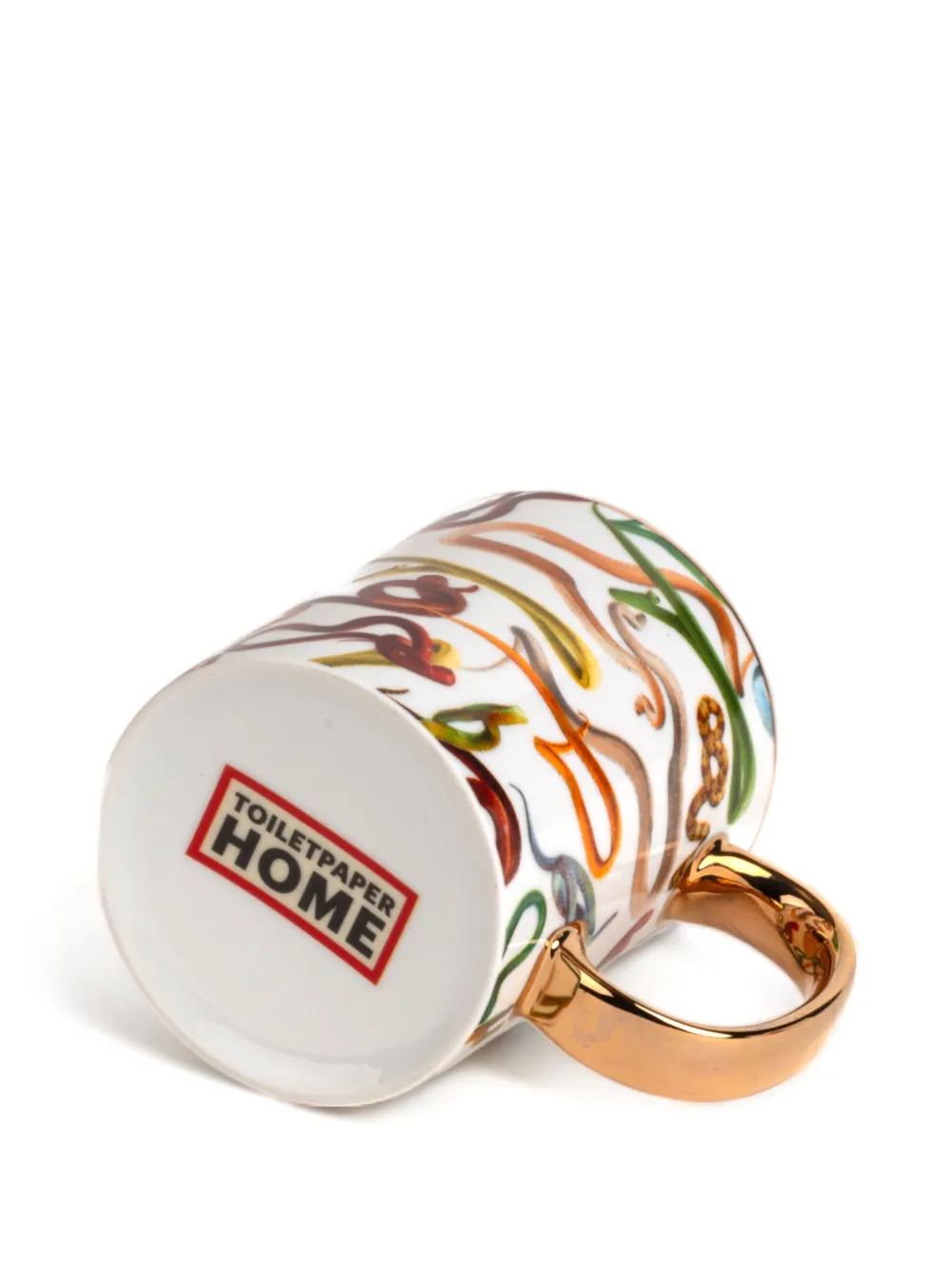 Seletti Snakes Porcelain Mug In White
