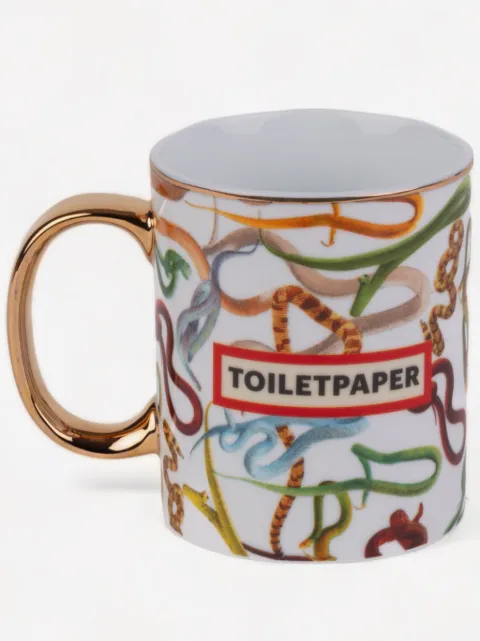 Seletti スネークプリント マグ