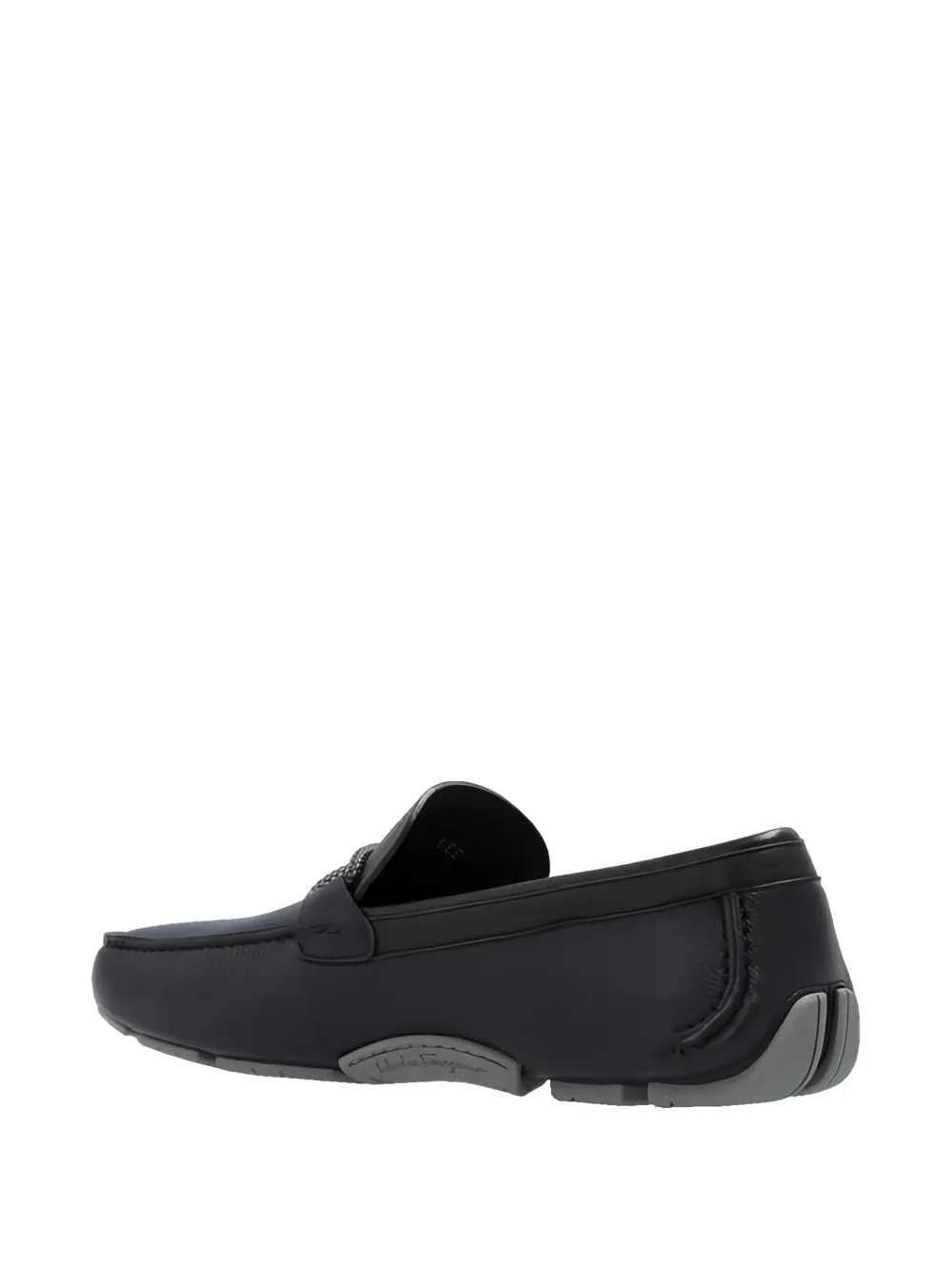 Ferragamo Driver Gancini-detail loafers Black