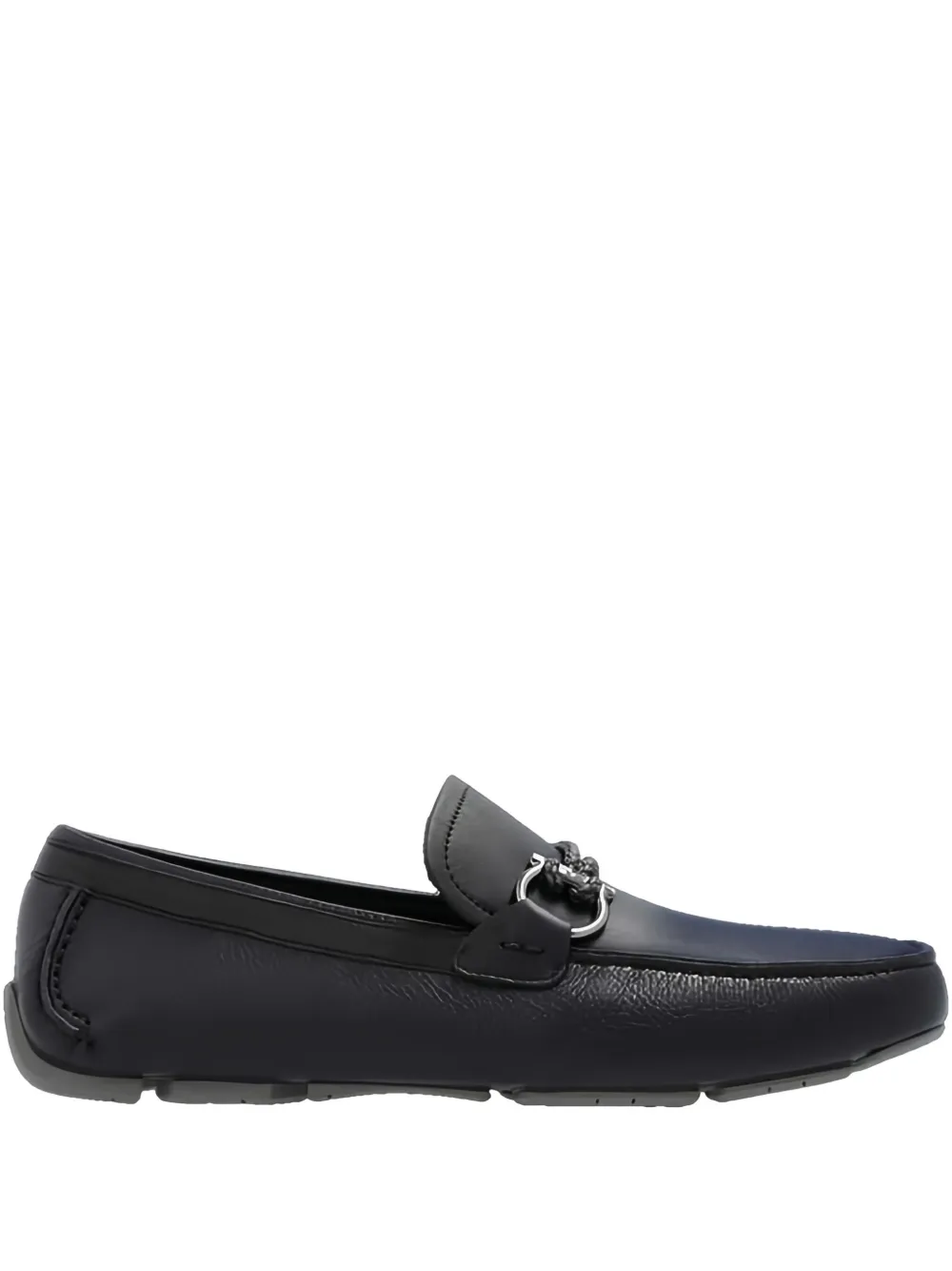 Ferragamo Driver Gancini-detail loafers Black