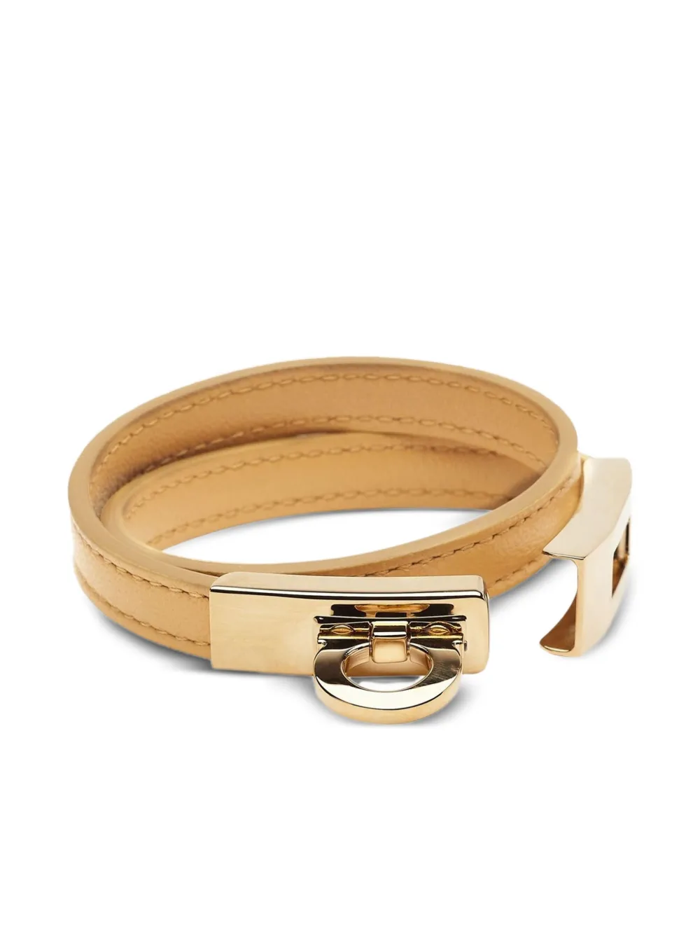 Ferragamo leather clasp bracelet | Image 2
