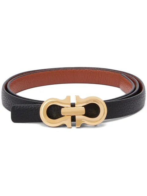 Ferragamo Gancini leather belt 
