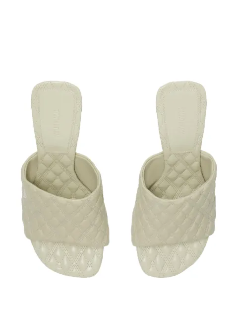 Burberry 100mm quilted leather mules 8092222 - 3