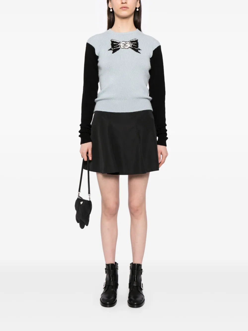 CHANEL Pre-Owned 1995 kasjmier trui - Blauw