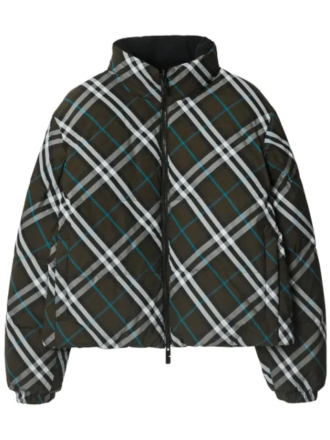 Burberry reversible check puffer jacket Women
