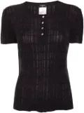 CHANEL Pre-Owned 2001 cotton-cashmere knitted top - Purple