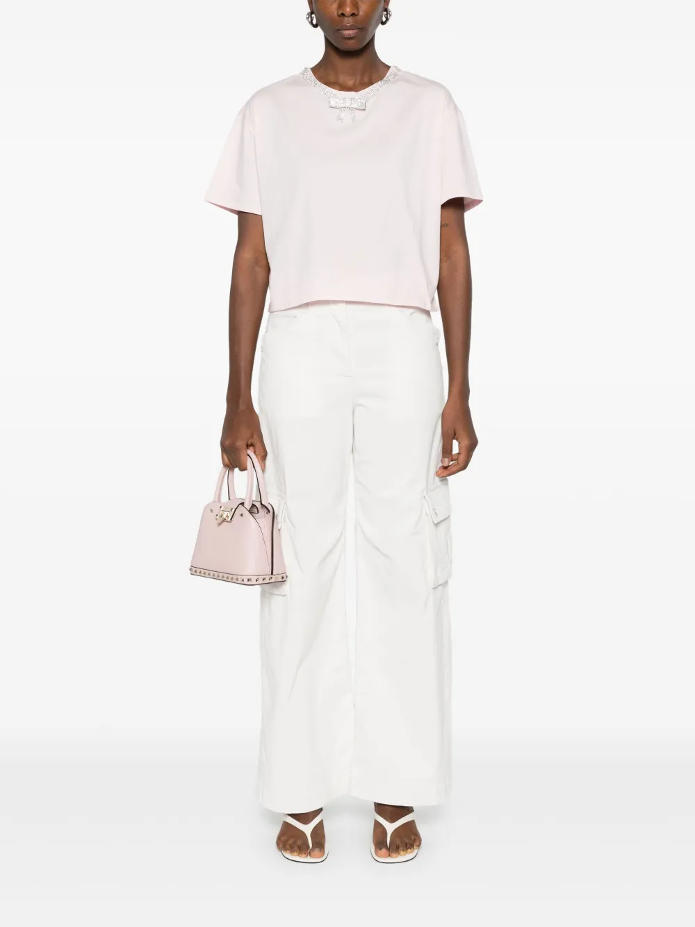 Maje Cargo broek Wit