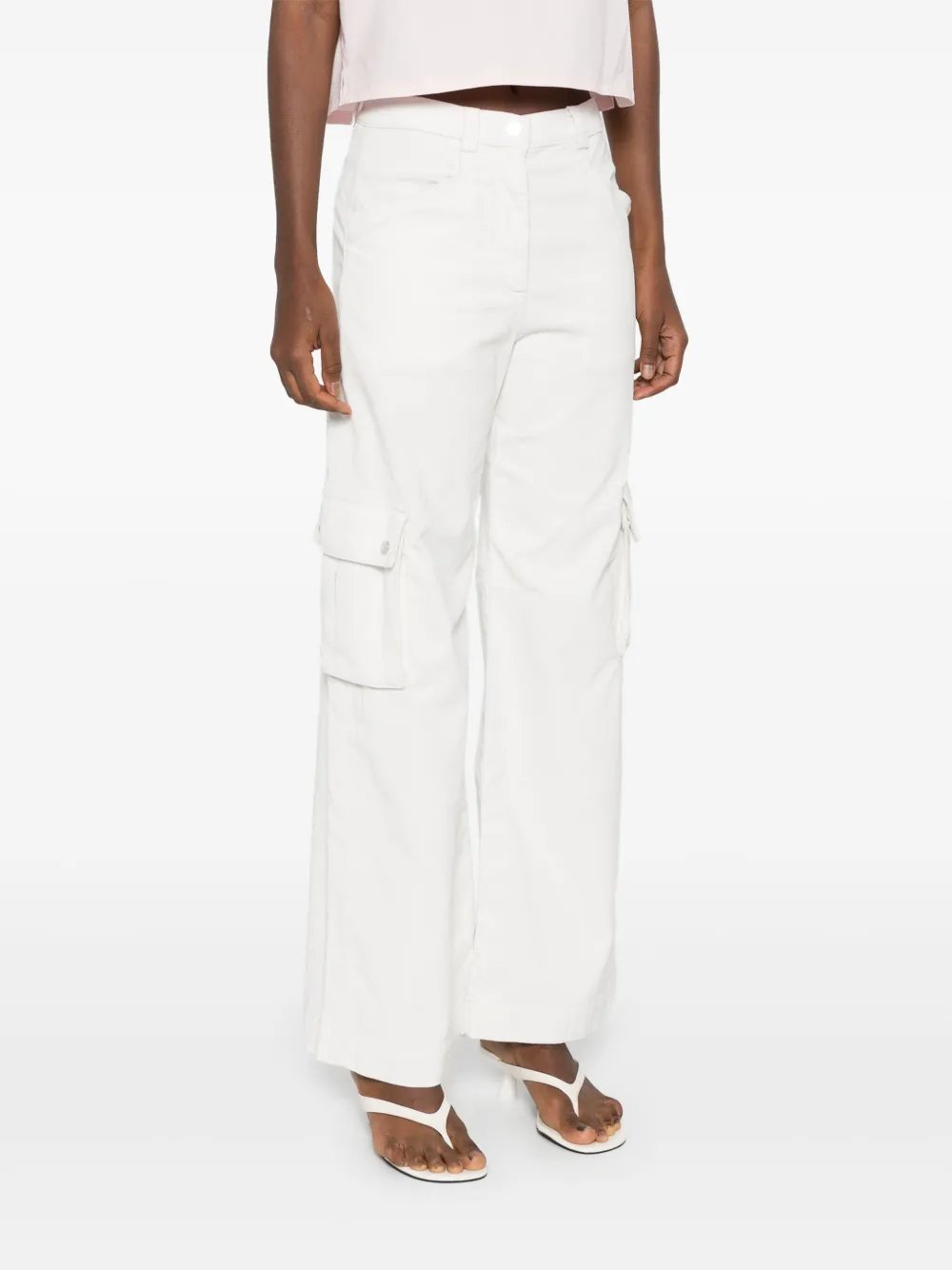 Maje Cargo broek Wit