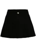 Maje pleated mini skirt - Black