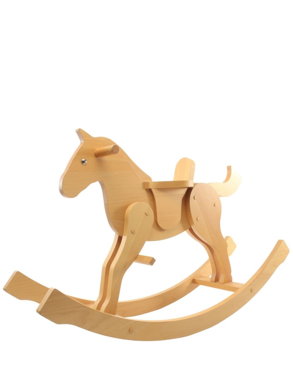 Pre-owned Hermes 2000 Rocking Wooden Horse In Brown