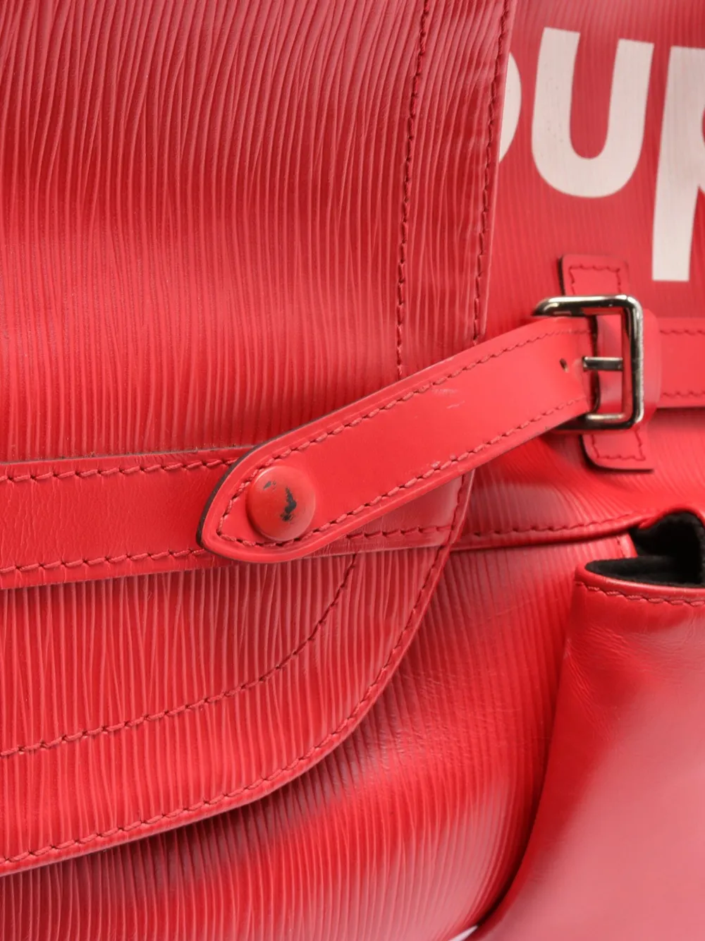 Louis Vuitton PreOwned x Supreme 2017 Christopher PM Backpack Red