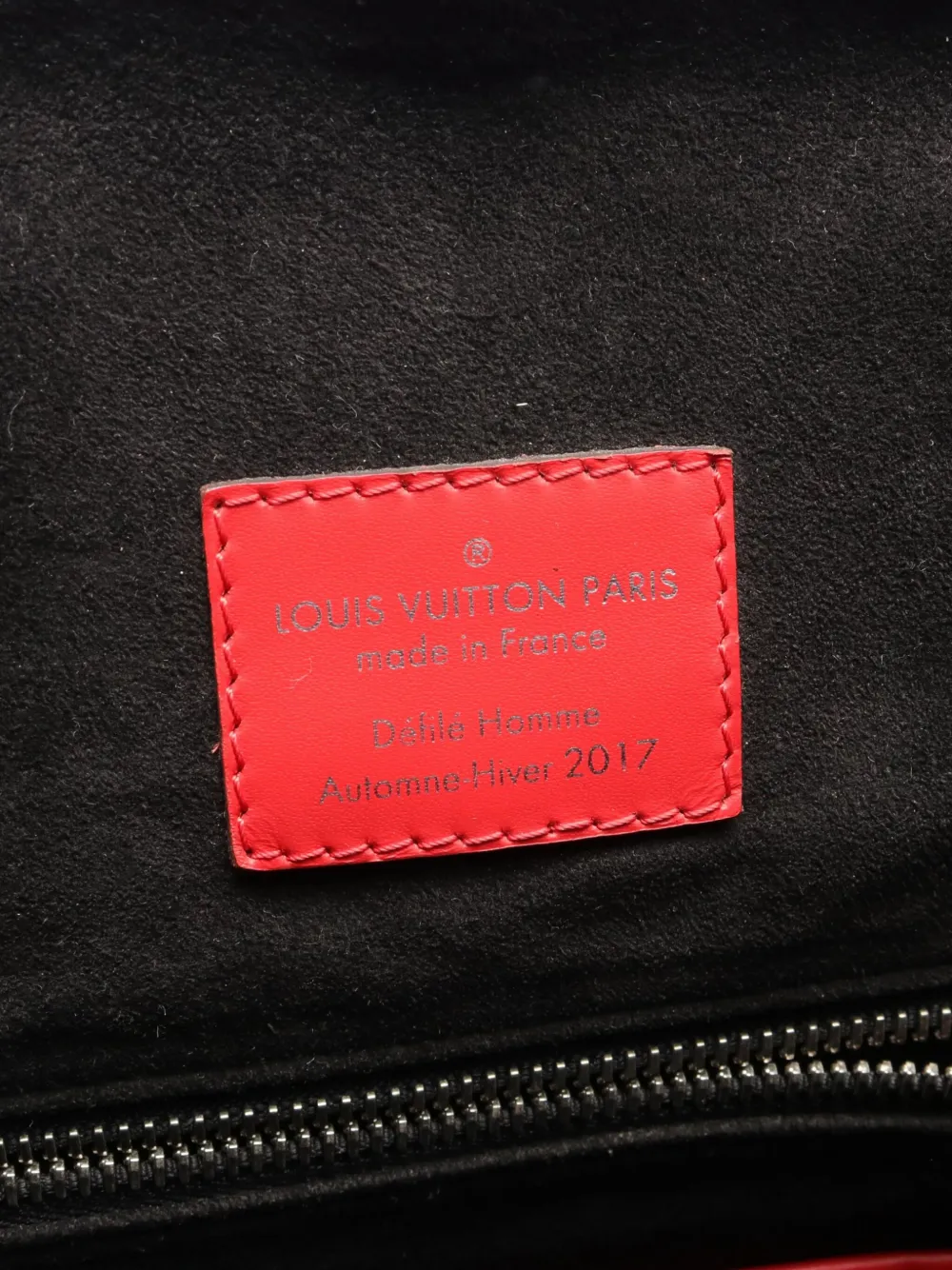 Louis Vuitton PreOwned x Supreme 2017 Christopher PM Backpack Red