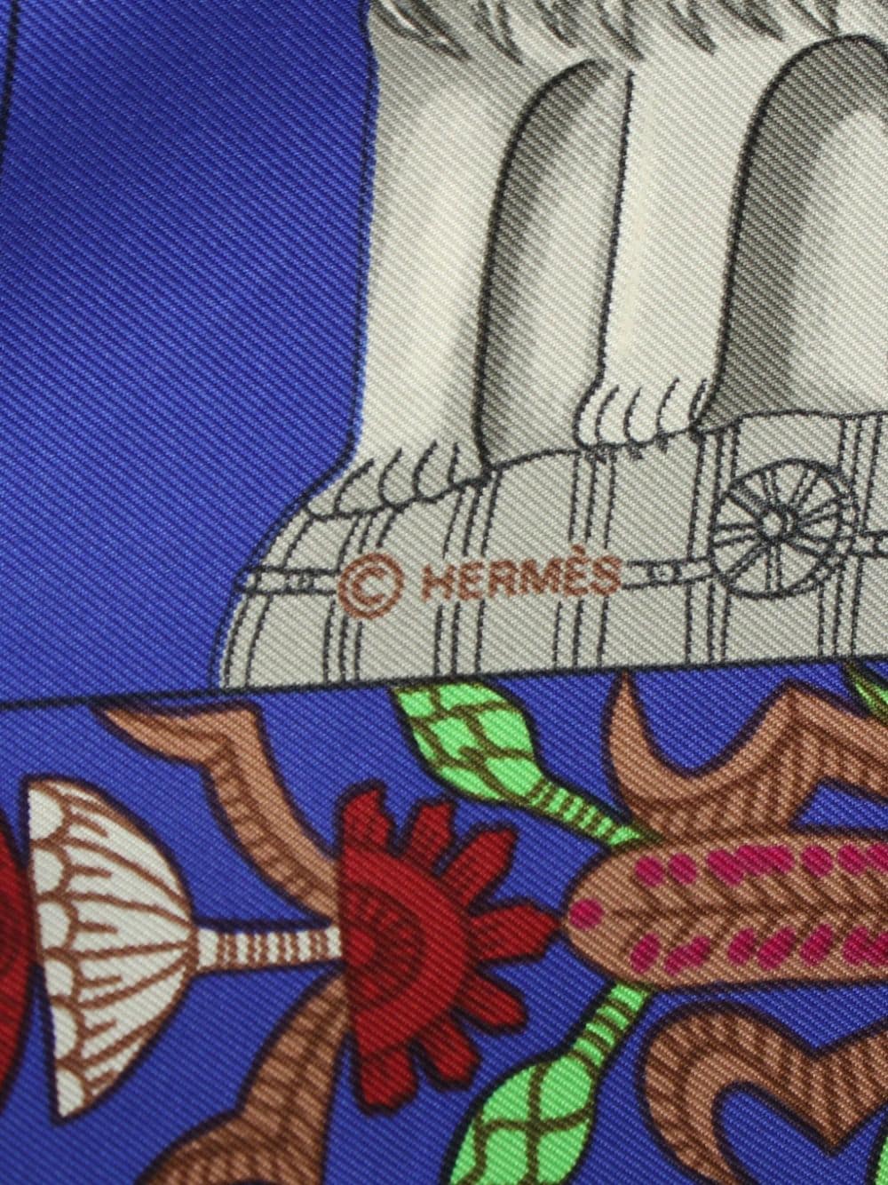 Hermès Pre-Owned 2000 Torana silk scarf - Groen