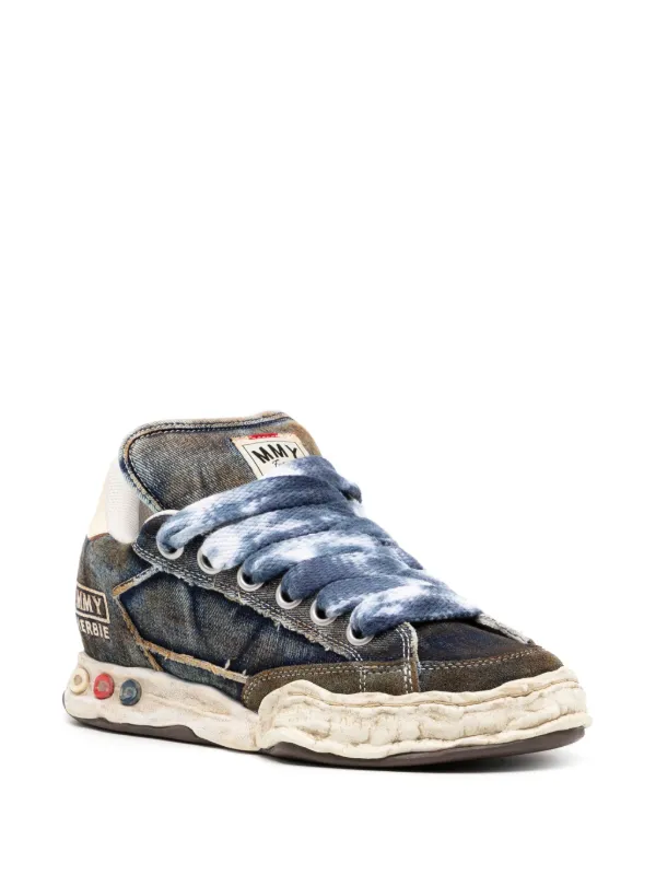 Maison MIHARA YASUHIRO Herbie パデッドスニーカー | ブルー