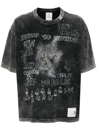 Maison MIHARA YASUHIRO グラフィックTシャツ Maison MIHARA YASUHIRO グラフィック Tシャツ | ブラック