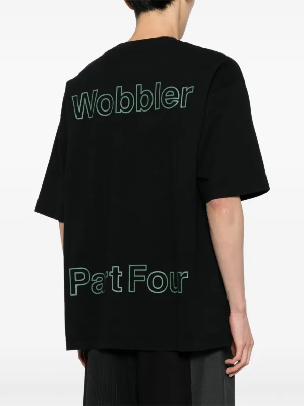 Maison MIHARA YASUHIRO Duck-print Cotton T-shirt | Black