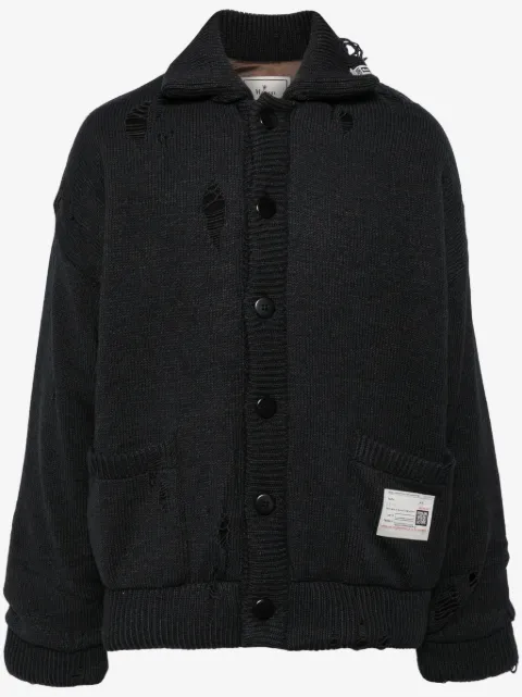 Maison MIHARA YASUHIRO distressed cardigan