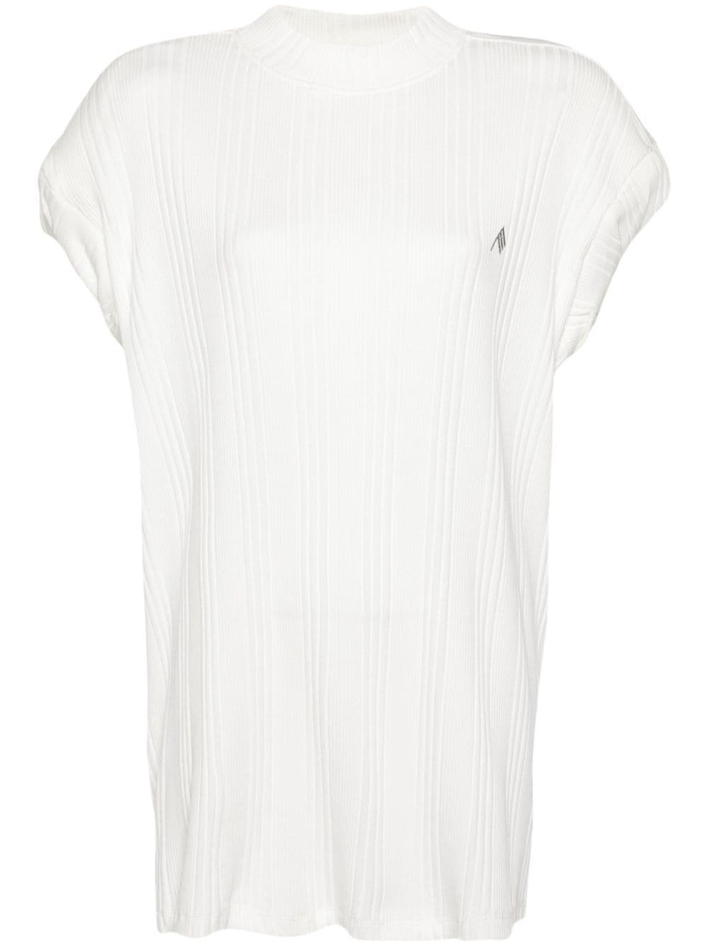 Attico Laurie Cotton T-shirt In White