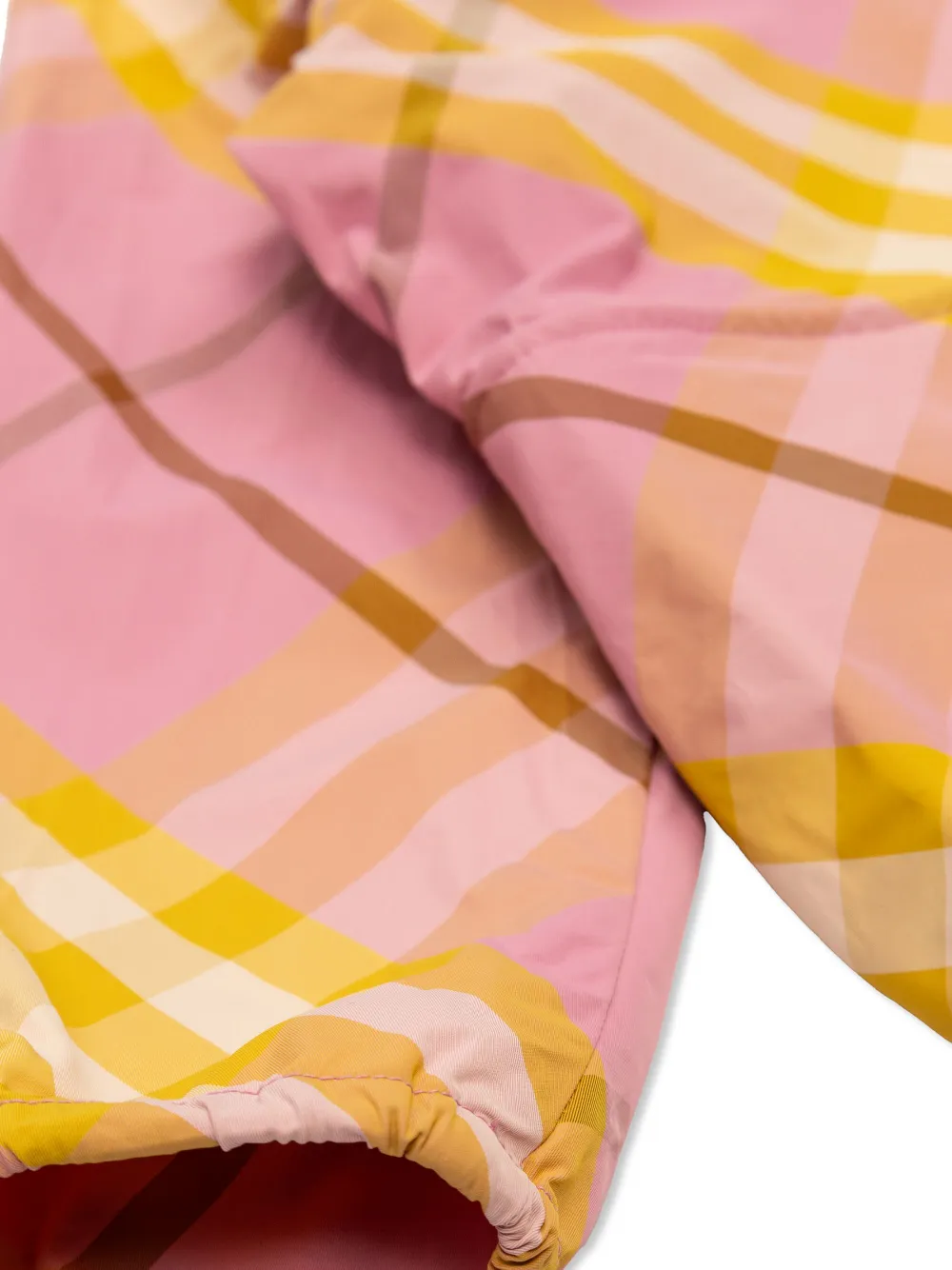 Burberry Kids Geruit jack Roze