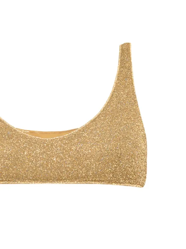 水着・ビーチグッズその他 OSEREE LumiEre Sporty' bikini Gold Oséree Lumiere Sporty 90s Lurex Bikini | Gold | FARFETCH PL