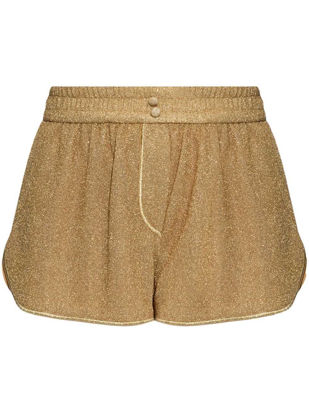 Oséree Lumière lurex shorts Beige