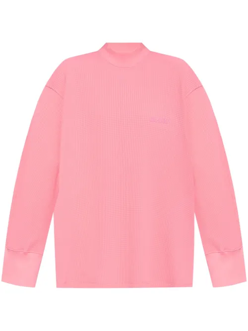 Sweat gaufré à logo appliqué - The Attico - Modalova