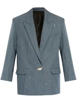 ジャケット The Attico Oversize blazer Grey Blazer for Women | THE ATTICO®