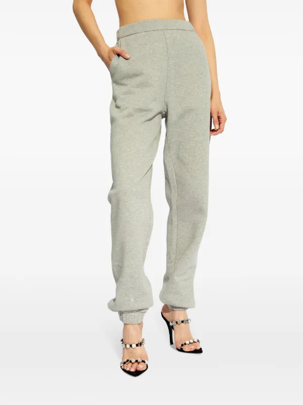 The Attico Penny Cotton Track Pants | Grey | FARFETCH