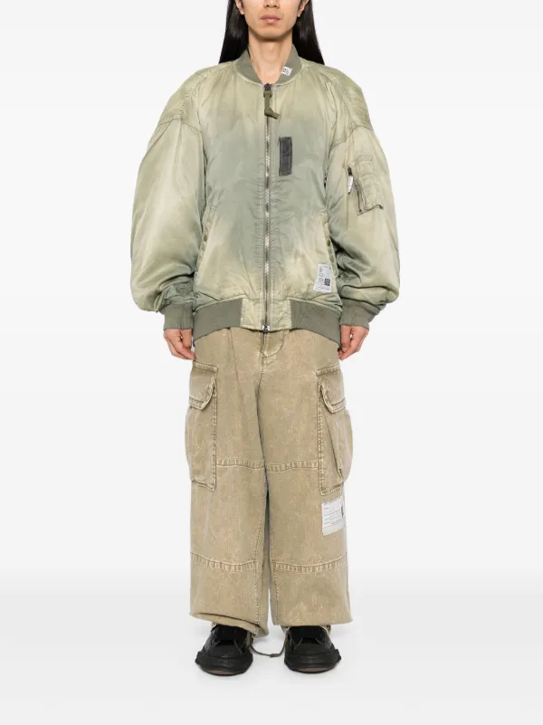 Maison MIHARA YASUHIRO Aged Flight Jacket | Neutrals | FARFETCH