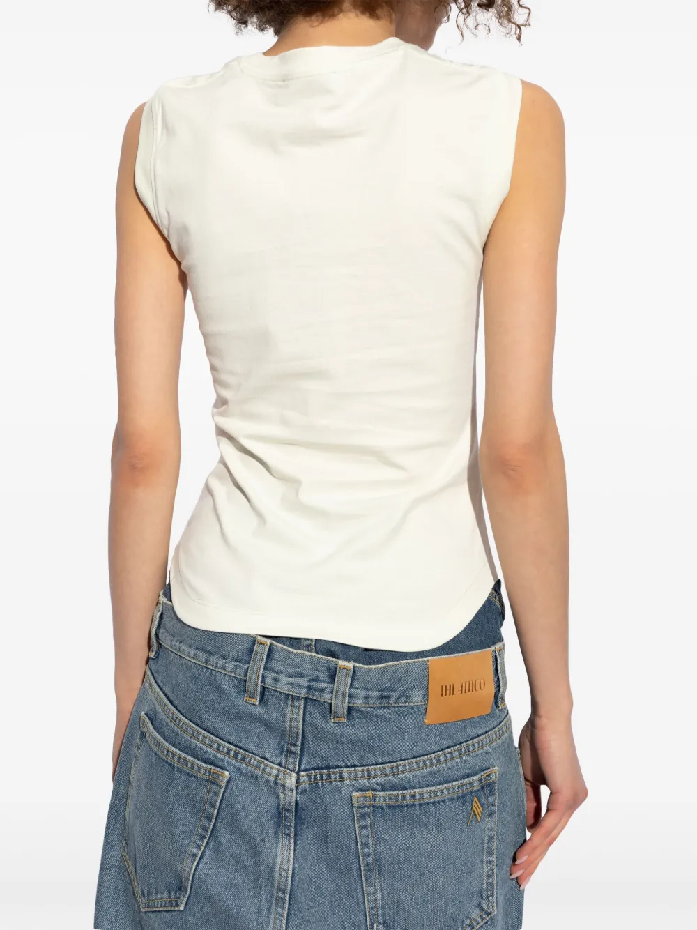 Shop Attico Cotton Top In White