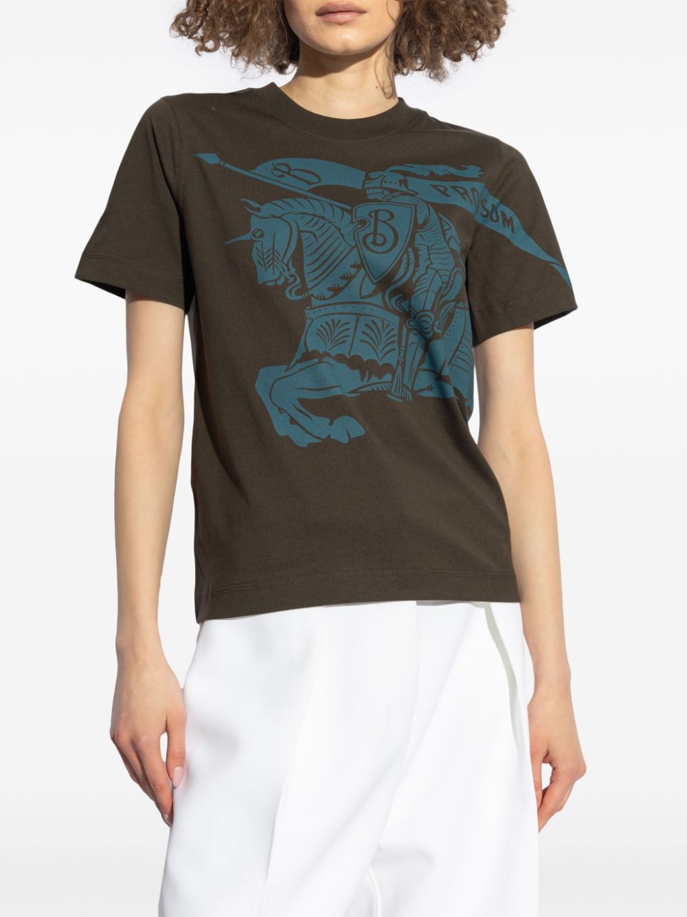 Burberry Equestrian Knight cotton T-shirt Women