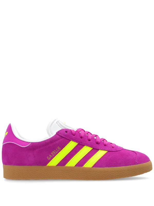 Purple adidas gazelle trainers best sale