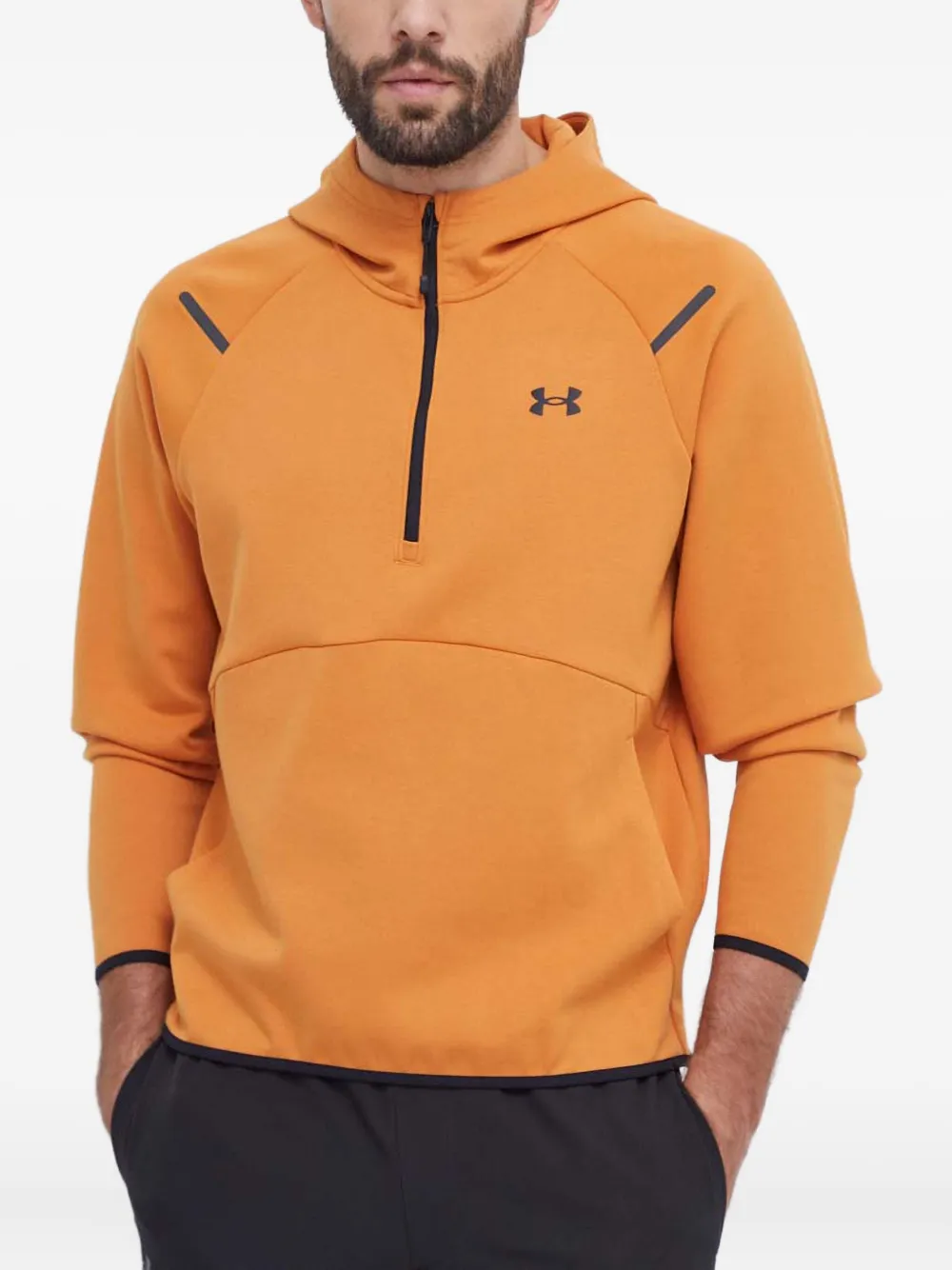 Under Armour Unstoppable half-zip hoodie | Orange | Image 1
