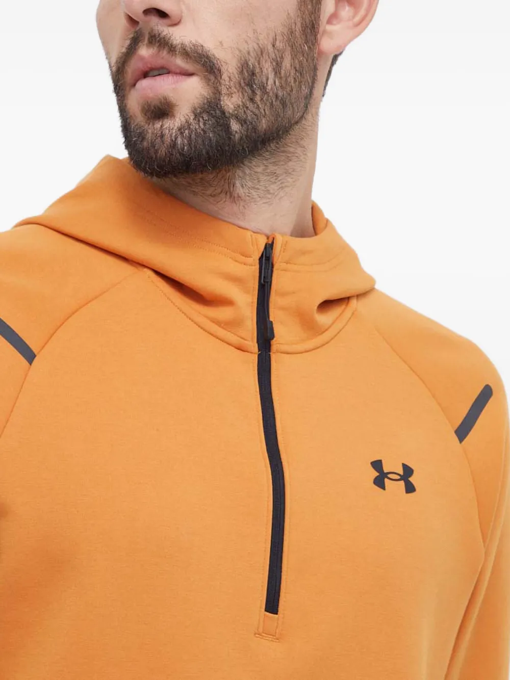 Under Armour Unstoppable hoodie met halve rits Oranje